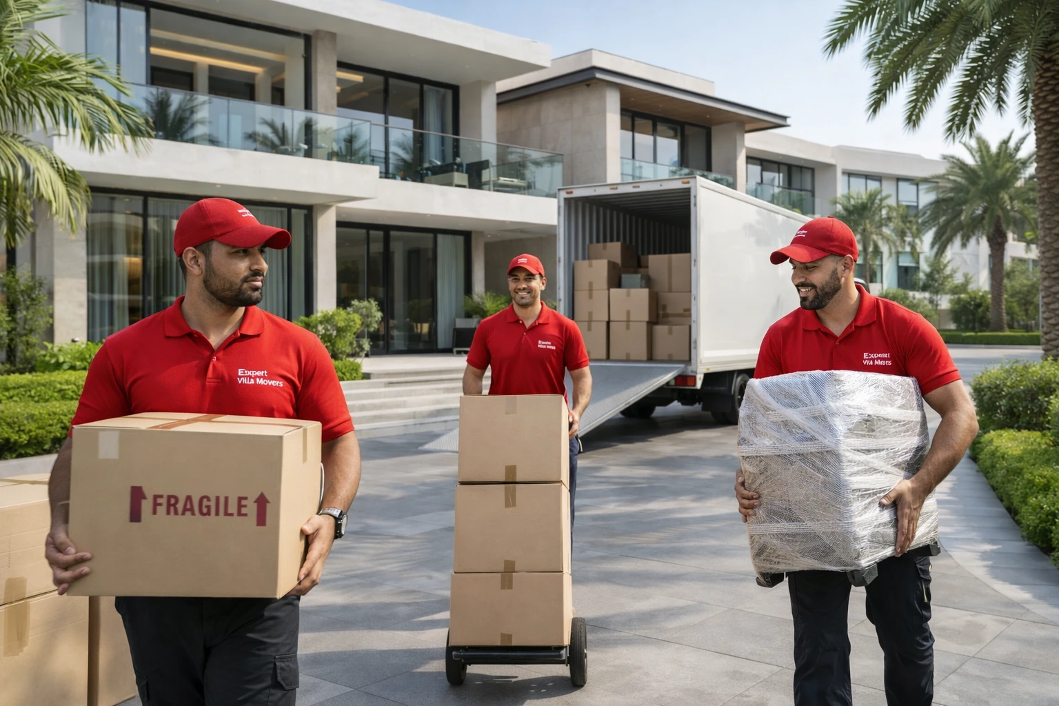 Villa movers in Abu Dhabi moving villa furniture