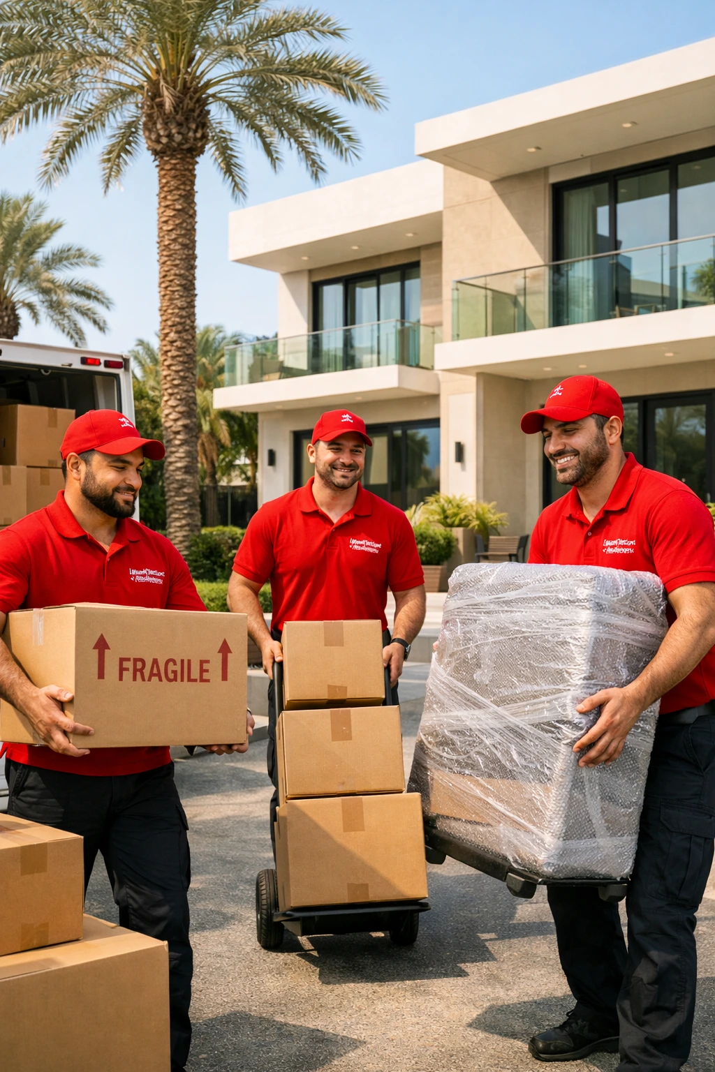 Villa packers and movers in Abu Dhabi dismantling villa furniture